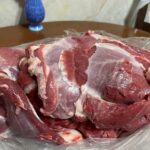چنجه گوشت شترمرغ ( با سس کیوی )